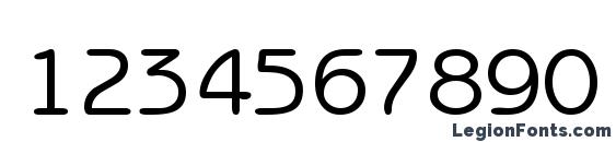 BenjaminSansSmc Regular Font, Number Fonts