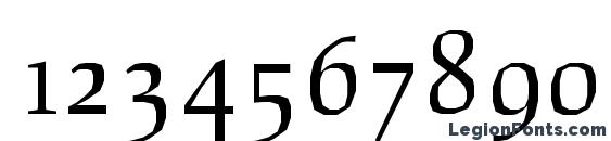 BeowolfSerifR23 Font, Number Fonts