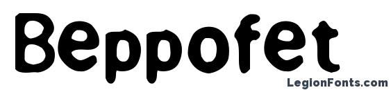 Beppofet font, free Beppofet font, preview Beppofet font