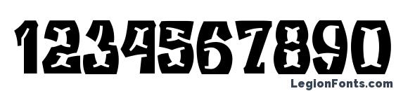 Beresta Font, Number Fonts