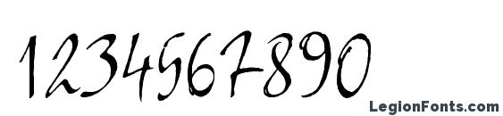 Bergell LET Plain.1.0 Font, Number Fonts