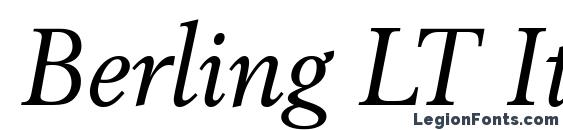 Berling LT Italic font, free Berling LT Italic font, preview Berling LT Italic font