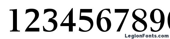 BerlingLTStd Bold Font, Number Fonts