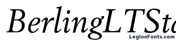 шрифт BerlingLTStd Italic, бесплатный шрифт BerlingLTStd Italic, предварительный просмотр шрифта BerlingLTStd Italic