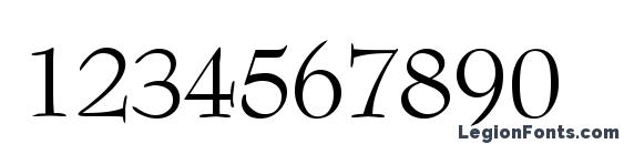 Bernadette Regular Font, Number Fonts