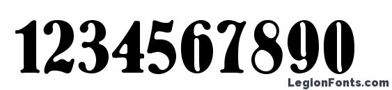 Bernhardc Font, Number Fonts