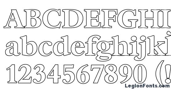 BernsteinOutline Bold Font Download Free / LegionFonts