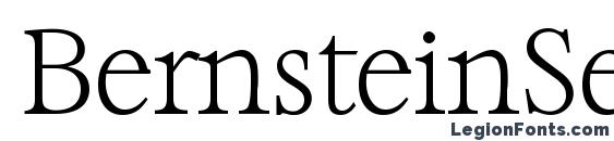 BernsteinSerial Xlight Regular Font