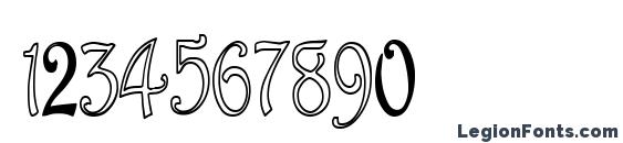 Berringtoner Font, Number Fonts