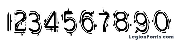 Berserker Condensed Font, Number Fonts