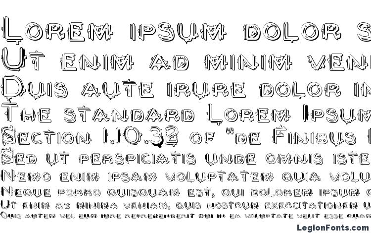 specimens Berserker Shadow font, sample Berserker Shadow font, an example of writing Berserker Shadow font, review Berserker Shadow font, preview Berserker Shadow font, Berserker Shadow font