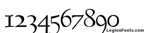 Bertham Font, Number Fonts