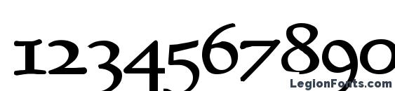 BerthamBold Font, Number Fonts