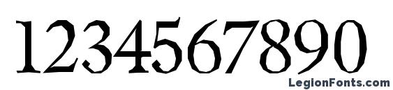 Berylium Font, Number Fonts