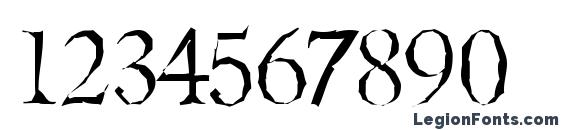 BeryliumGaunt Font, Number Fonts
