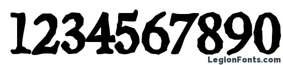 BeryliumInk Font, Number Fonts