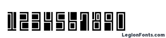 Beta Block Font, Number Fonts