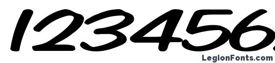 BetaTechFont65 Bold Font, Number Fonts