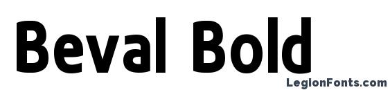 шрифт Beval Bold, бесплатный шрифт Beval Bold, предварительный просмотр шрифта Beval Bold