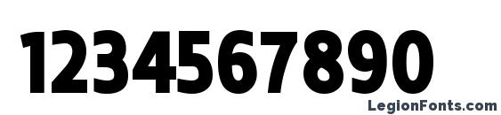 Beval ExtraBold Font, Number Fonts