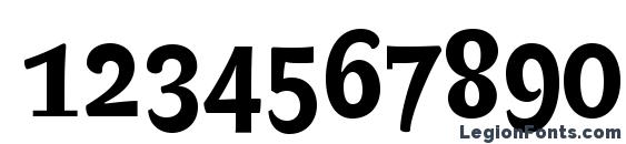 Biblon SC OT Bold Font, Number Fonts