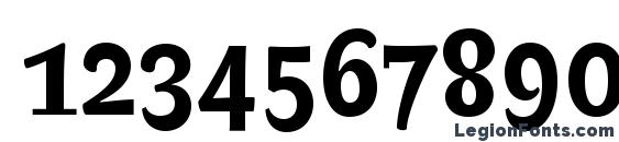 BiblonITC Bold Font, Number Fonts