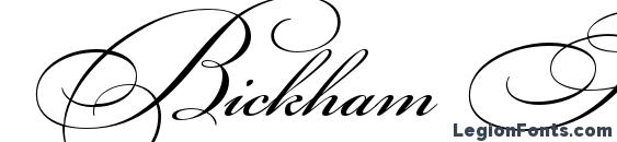 Шрифт Bickham Script Two