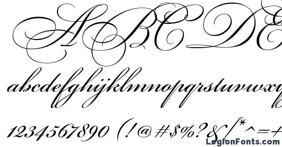 Bickham Script Two Font Download Free / LegionFonts