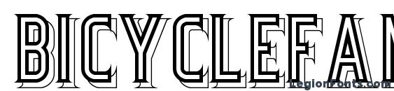 BicycleFancy font, free BicycleFancy font, preview BicycleFancy font