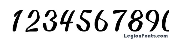 Biffo MT Font, Number Fonts