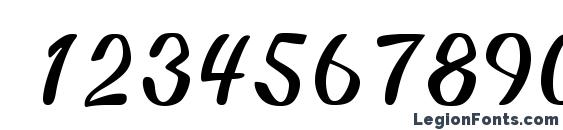 BiffoMTStd Font, Number Fonts