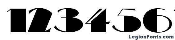 Big Apple NF Font, Number Fonts