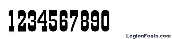 BigBossy Font, Number Fonts