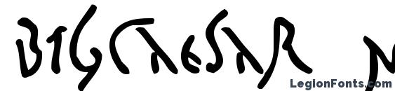 Bigcaesar medium Font