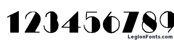 BIGCITY Normal Font, Number Fonts