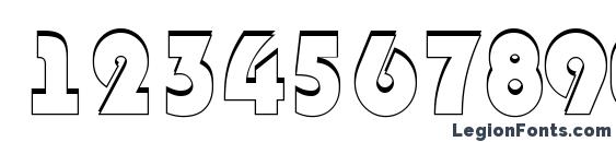 Bighaustitul3d regular Font, Number Fonts