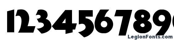 Bigshot Font, Number Fonts