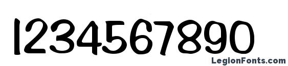 Billabong Font, Number Fonts