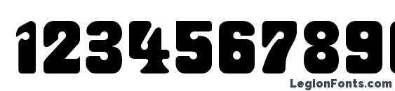 Billmork Regular Font, Number Fonts