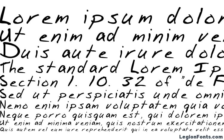 specimens Billshw Normal font, sample Billshw Normal font, an example of writing Billshw Normal font, review Billshw Normal font, preview Billshw Normal font, Billshw Normal font