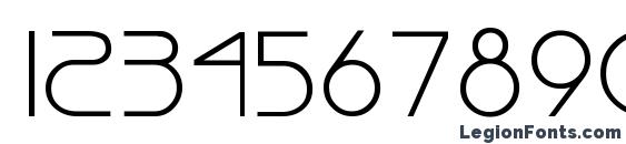 Billuy Font, Number Fonts