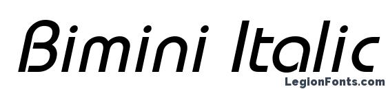 Шрифт Bimini Italic
