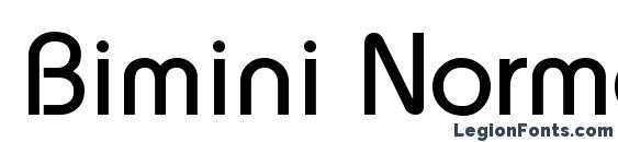 Bimini Normal font, free Bimini Normal font, preview Bimini Normal font