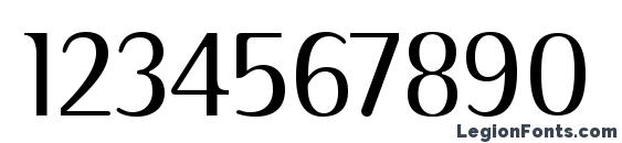 Binary ITC Font, Number Fonts
