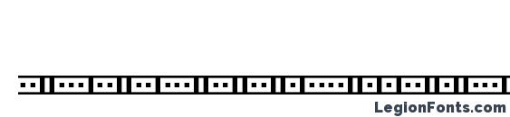 Binary X 01s BRK Font, Number Fonts