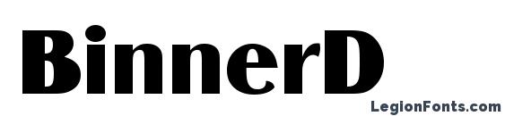 BinnerD font, free BinnerD font, preview BinnerD font