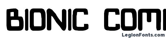Bionic Comic Bold font, free Bionic Comic Bold font, preview Bionic Comic Bold font