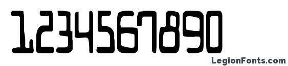 Bionic Comic Condensed Font, Number Fonts