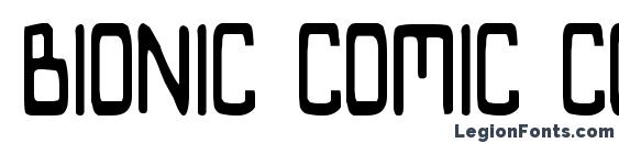 Bionic Comic Condensed Font