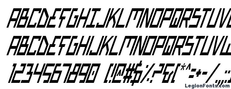 glyphs Bionic Type Cond Italic font, сharacters Bionic Type Cond Italic font, symbols Bionic Type Cond Italic font, character map Bionic Type Cond Italic font, preview Bionic Type Cond Italic font, abc Bionic Type Cond Italic font, Bionic Type Cond Italic font